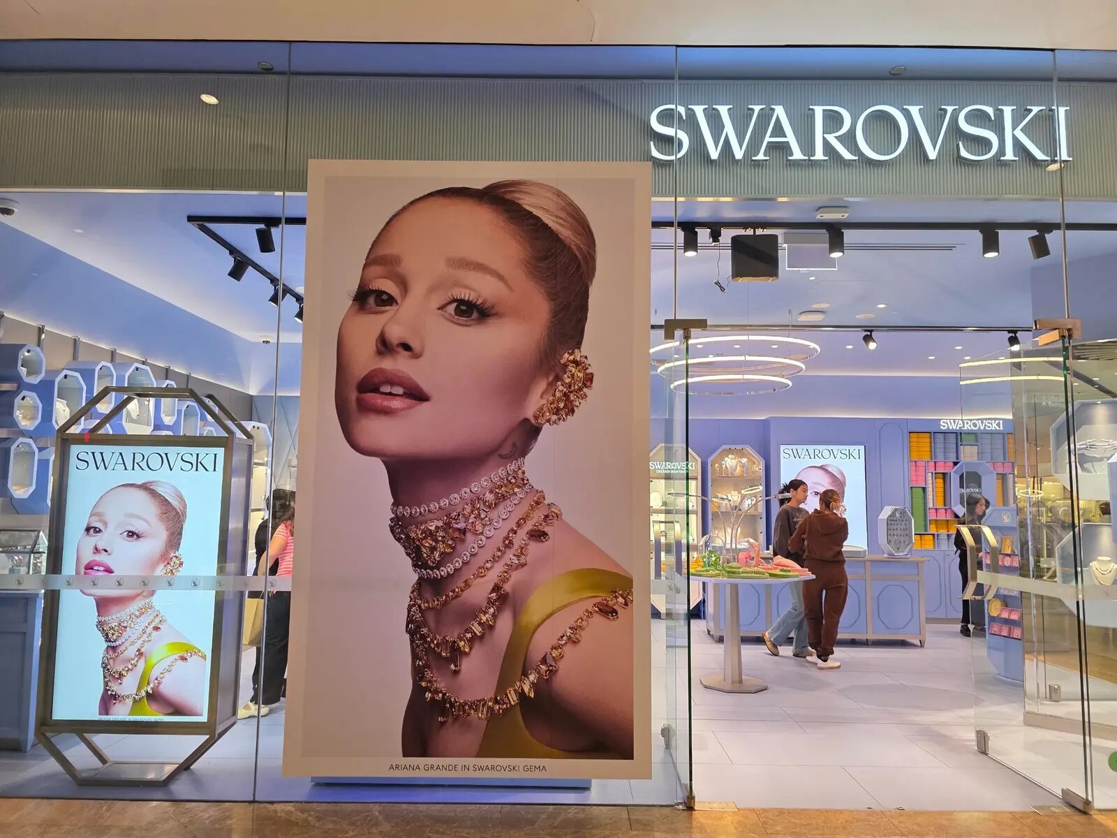 Ariana Grande retail campaign in Parramatta